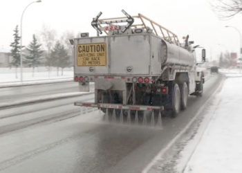 calcium chloride on driveway