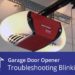 garage door blinking green light