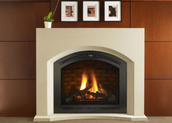 low gas fireplace