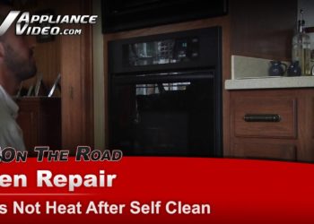 whirlpool oven not heating after self cleaning