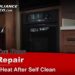 whirlpool oven not heating after self cleaning