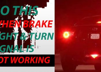 how can i check my brake lights by myself