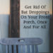 how to get rid of bats on my porch
