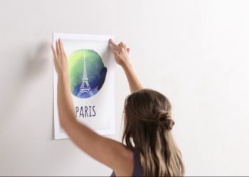 how to put up posters without damaging the poster