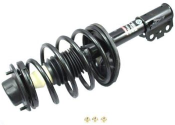 compress spring while on car