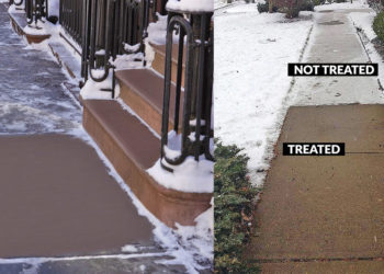 best treatment for icy driveway